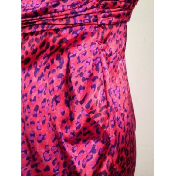 Arden B sz XS pink purple leopard print dress - Picture 4 of 4
